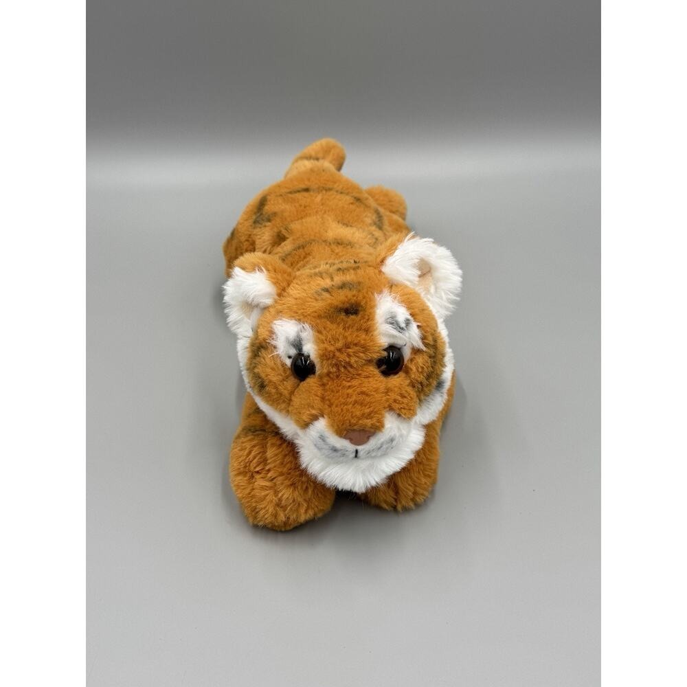 FAo Schwarz Tiger Plush Laying Flat 15" Stuffed Animal Toy 2020